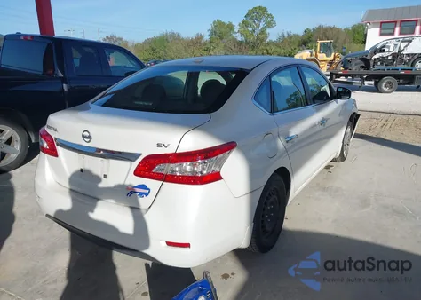 2015 Nissan Sentra Sv из США, поврежденный, VIN 3N1AB7AP0FY348515